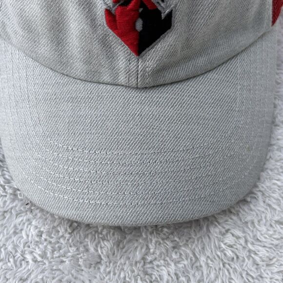 Indianapolis Indians Gray Red Mesh Trucker Hat Cap 47' Minor League Baseball - Picture 3 of 15